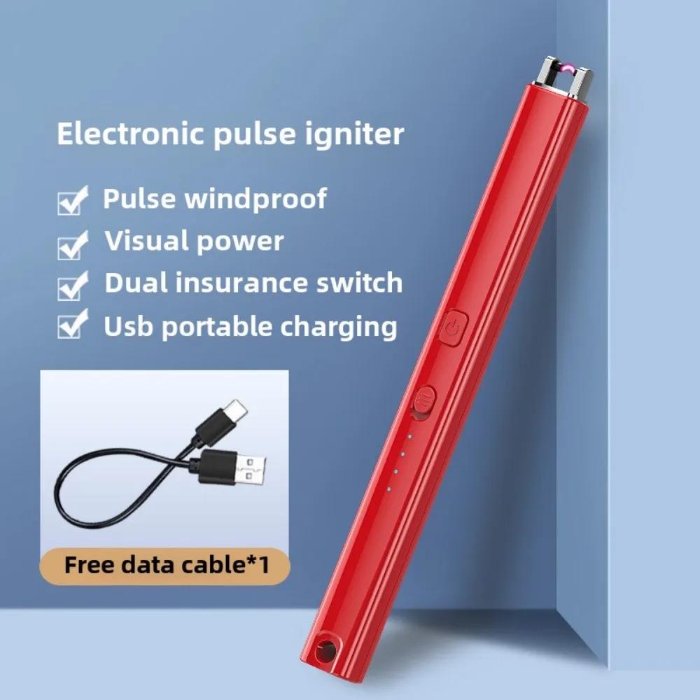Windproof Electronic Lighter Aromatherapy Candle Gas Stove Ignition Gun Usb Charging Household Ignition Stick New Gifts