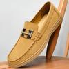 Fashion All-match Male Comfortable Loafers Men Wedding Dress Shoes Leather Fashion Business Shoes Men Luxury Brand Mens Slip On Footwear