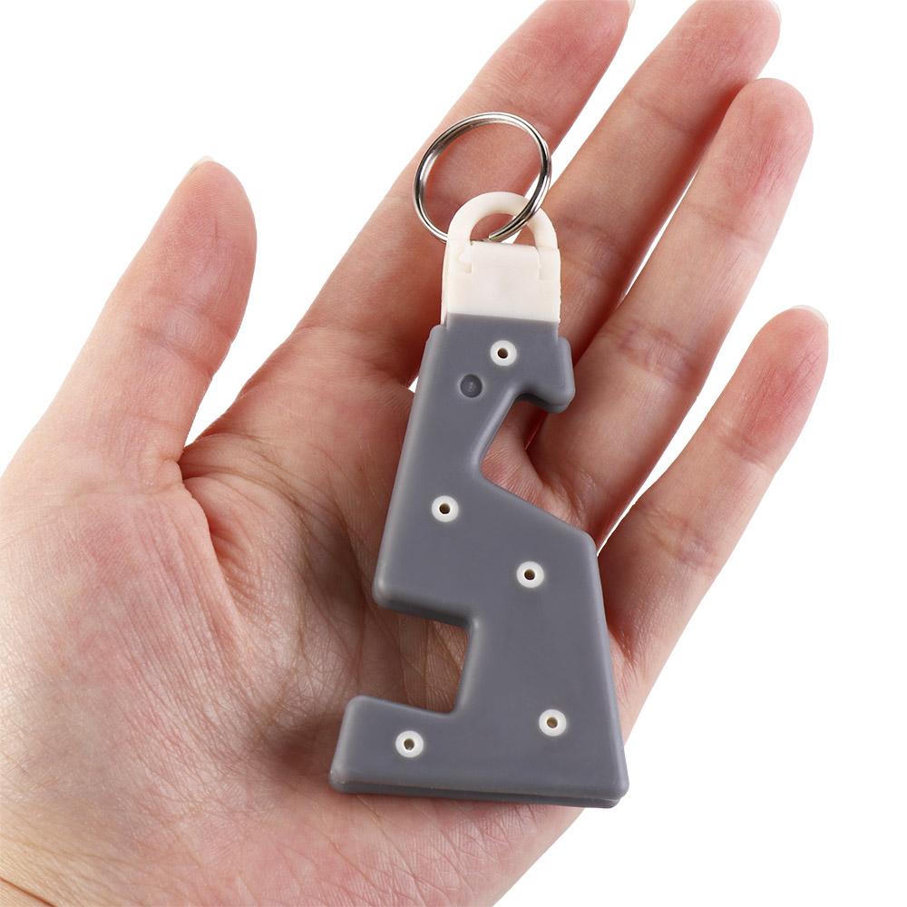 Keyring Desk Phone Holder Keychain Foldable ABS Keychain Mobile Phone Stand Mini Portable Mini Keyring Desk Cellphone Support