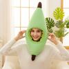 Banana Hat Photo Prop Soft Head Universal Fit Size Amusing Produce