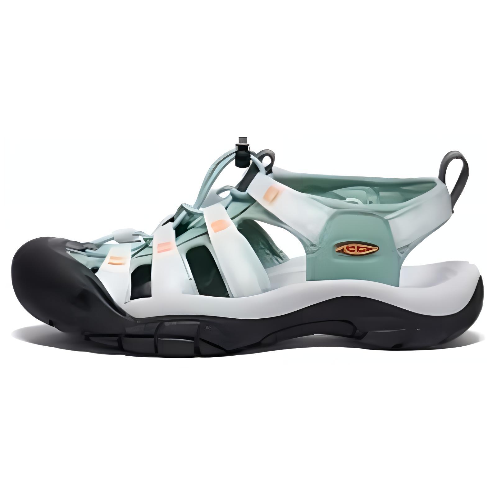 Keen Newport H2 Треккинговые Сандалии для Водных Походов Женские Бело-Зеленые 1028806 36
