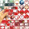 8 Children's Christmas Stickers DIY Hand Account Small Card Mobile Phone Case Decoration Santa Claus Puzzle Hand Account