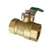 Mosiężny zawór kulowy odporny na wysokie temperatury - 4 punkty DN15, 6 punktów DN20, 1 cal DN25, do wody wodociągowej