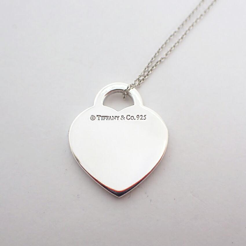 [Pre-owned] TIFFANY/Tiffany 925 Notes Heart Pendant/Necklace/j74-49