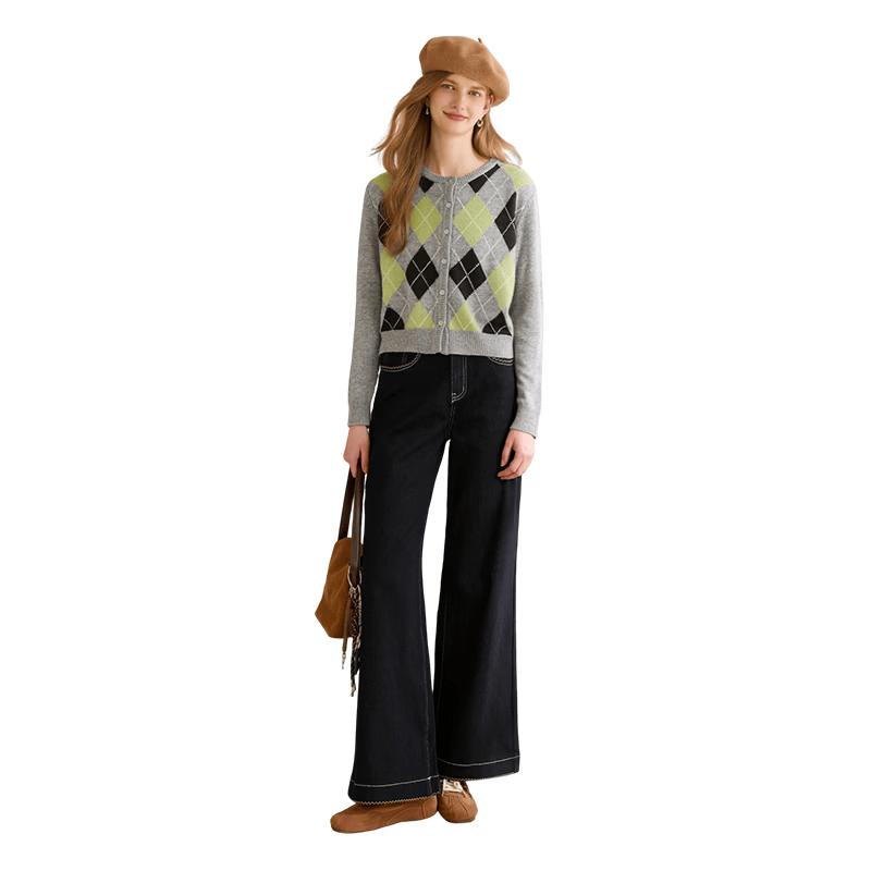 Xiangying Women s High-Waist Straight Denim Jeans XL