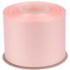 [Tekdeere]Width 75mm Solid Light Pink Grosgrain Ribbon, Perfect for Gift Wrapping, Sewing, Hair Accessories, Wedding Decorations - 22 Meters/roll