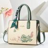 Elegant Embroidered Wedding Ladies Handbag Crossbody Shoulder Bag Soft PU Leather Ladies Purse with Internal Zipper And Polyeste