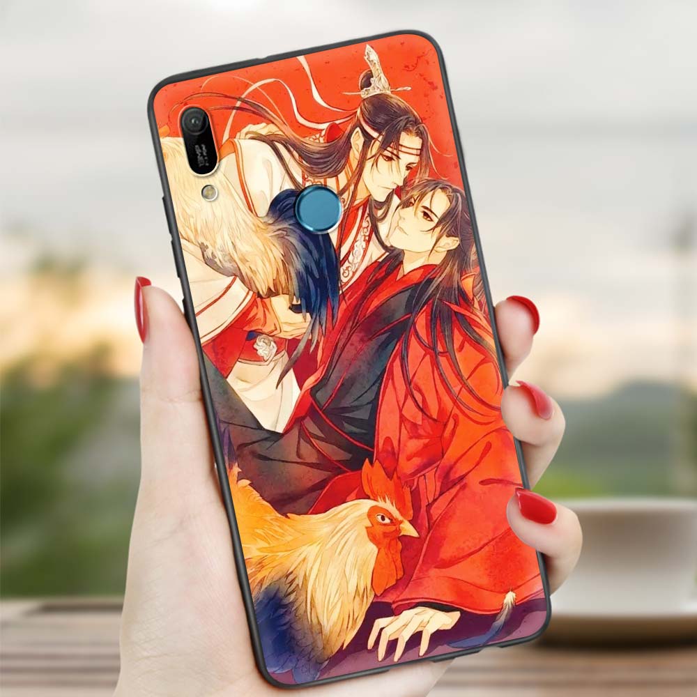 Mo Dao Zu Shi Wei Wuxian Anime Book Case For Huawei P30 Pro P40 Lite E P Smart Z Y7 Y6 2019 Silicone Back Phone Cover Mobile Bag