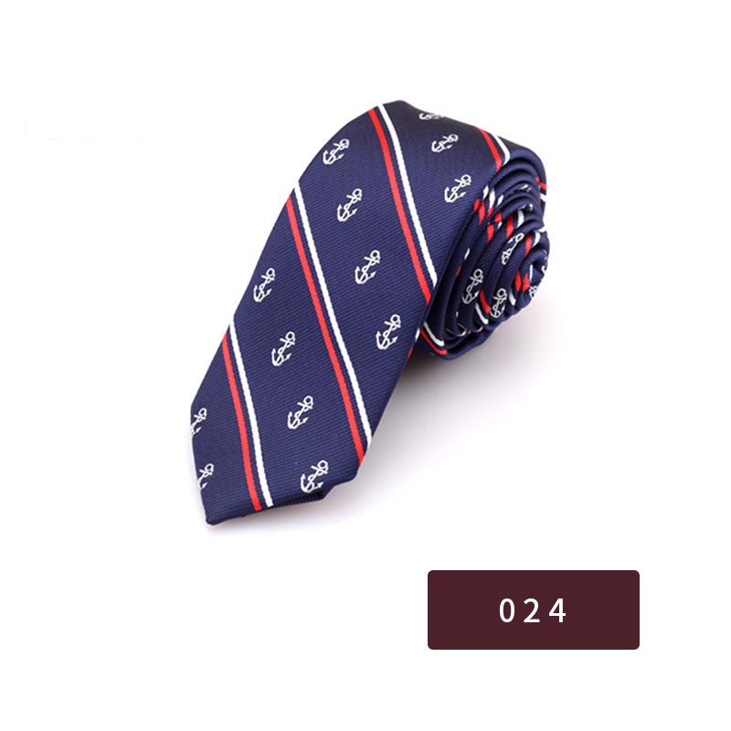 Men's Korean Style Polyester 6cm Business Ties