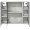 Bathroom Mirror Cabinet Concrete Grey 60 x 14.5 x 50 cm
