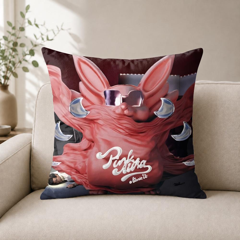 Cushion Cover Wrinkleresistant Short Plush Pillow Case Breathable Machinewashable Singer Kkenia Os Pink Aura