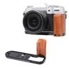Lightweight Pearwood Camera Handgrip, L-Shape Handle for X T50, Quick Release Plate Perfect for Any Setting 1/4 Screw