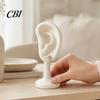 Black Earring Holder Human Ear Holder, Shaped Jewelry Stand, Storage Organizer, Display Stand for Home Dresser Store Counter Use