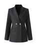 Nanyou Women's Professional Waist-Cinched Suit Jacket for Business and Commute - Autumn/Winter Collection