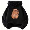 Cute Capybara Heart Sunglasses Fairy Lights Animal Hoodie
