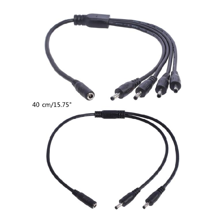 3.5 x 1.35mm Female to Male CCTV Connector Cord Power Extension Line for Fan