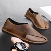 38-48 Summer Handmade Soft Sole Side Empty Bag Head Flat Bottom One Pedal Retro Casual Hollow Single Shoes Fashion Sandals