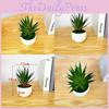 Gladiolus Fake Succulent Plant Pot With Pvc Material For Home Decor And Office Display