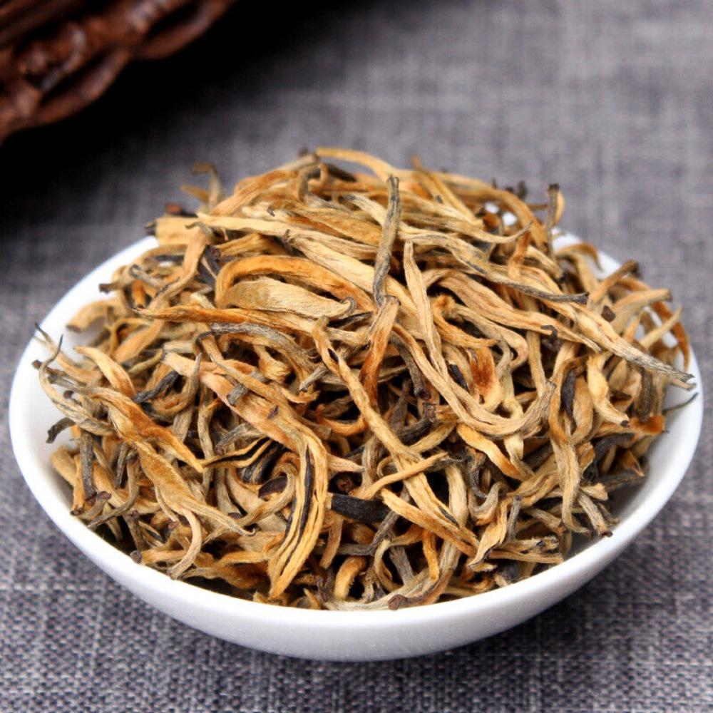 Yunnan Black Tea Golden Bud Organic Loose Leaf Chinese Dian Hong 250g