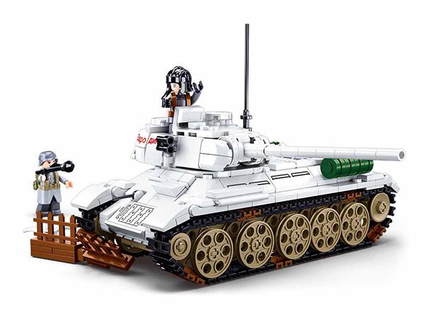 Klocki Sluban Wwii Czołg T34 Biały Zima 518 - B0978