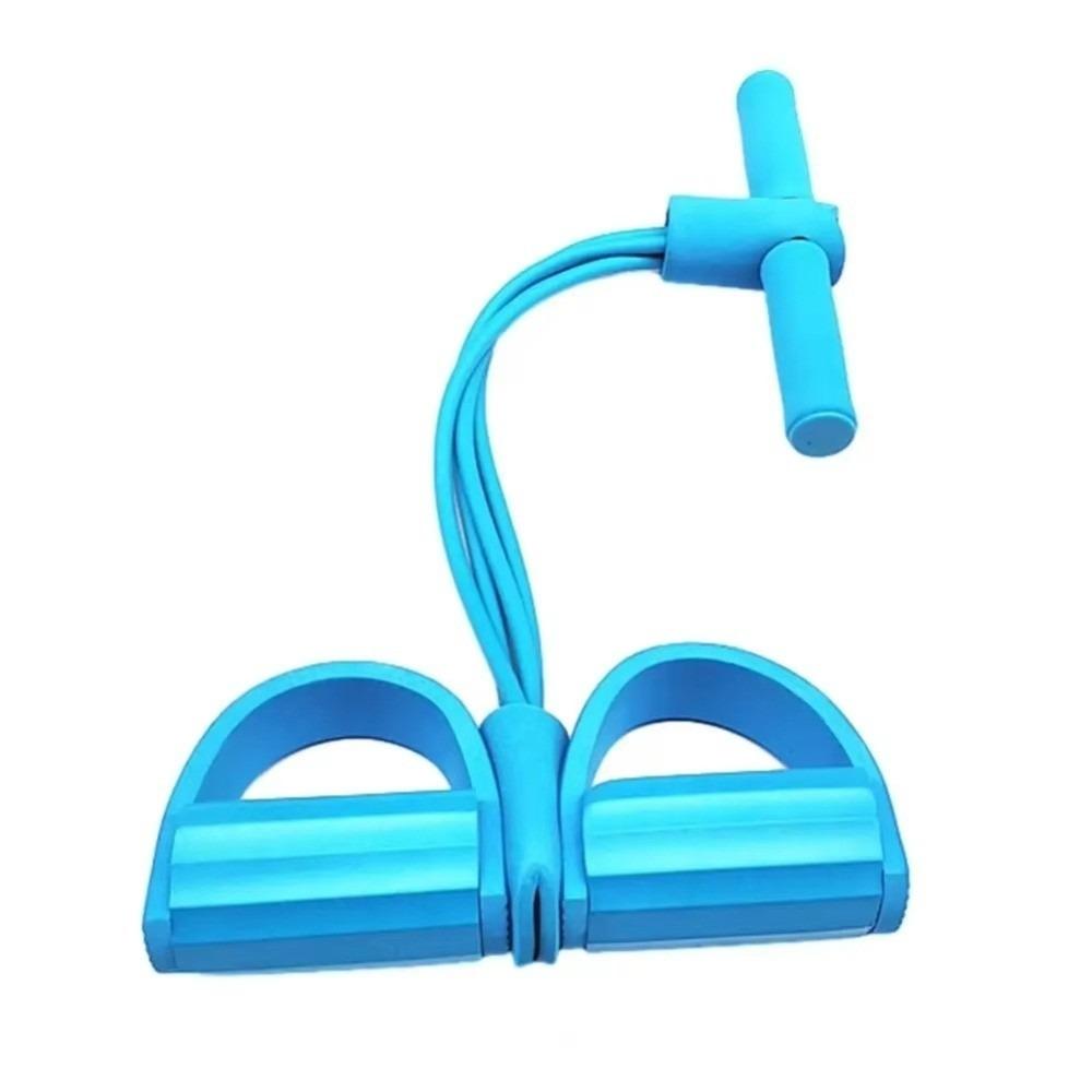 With Foam Resistance Bands Four-Tube Pedal Tensioner Yoga Elastic Band  Fitness Equipment
