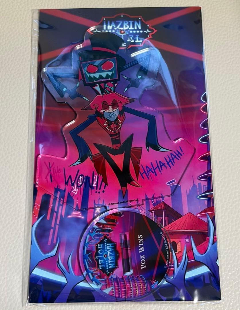 Hazbin Hotel Vox Wins Alastor Acrylic Stand Figure Pop Up 2026 Japan