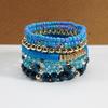 7 PC/Set Handmade Beads Bracelet Set Elastic Rope Hand Chain New Stackable Bangles Set  Gifts