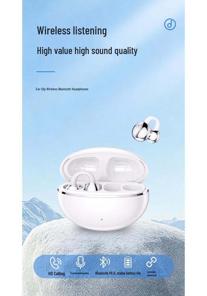 M91 Wireless Bluetooth 6.0 Earbuds - White, Low Latency, Perfect for Daily Commutes