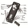 Premium ABS And Steel MultiFunction Combination Tool With 14Accessories Socket Wrenches For Outdoor And Home Repairs