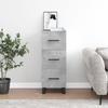 VidaXL Buffet Concrete Grey 34.5x34x90 Cm Engineered Wood 828632