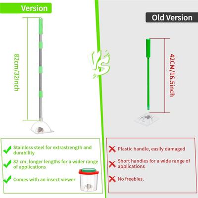 Good-Spider And Insect Catcher - 32Inch Adjustable Long-Handled Spider Catcher And Release, Contactless Catch Insec
