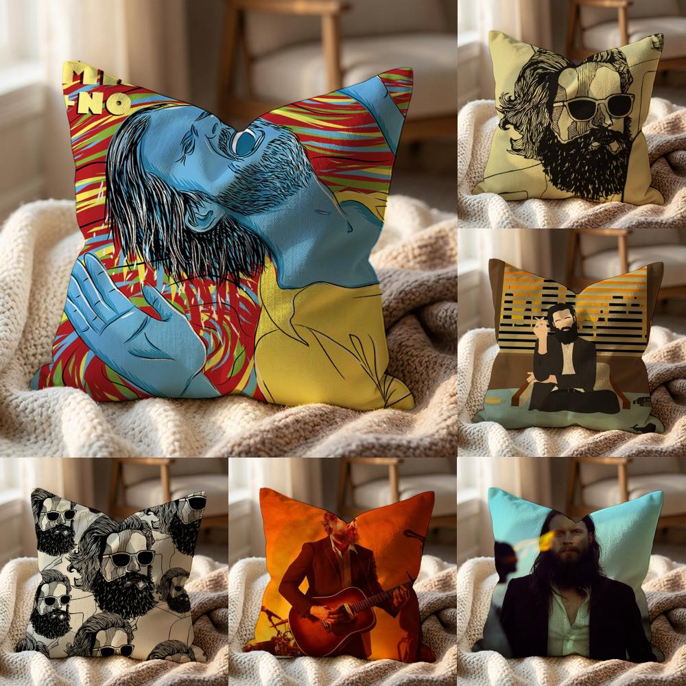 Father J-John Misty Cushion Cover Multi-Scene Pillow Cover for Home & Car - Reversible, Soft & Durable for Daily Use
