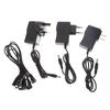 ABD/BK/AB Fişli 1'den 5'e DC 9V 1A Gitar Pedalı Güç Kaynağı Adaptörü AC 100-240V Müzik Aleti Gitar Parçaları Efekt Pedalı İçin