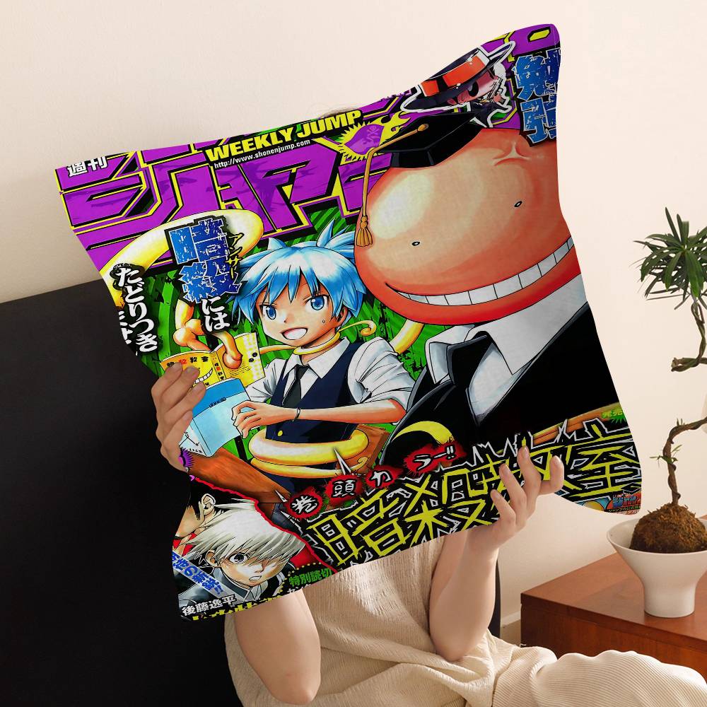 Anime Assassination Classroom Cushion Cover Car Throw Pillow Case For Sofa Car Christmas Gift xcm xcm