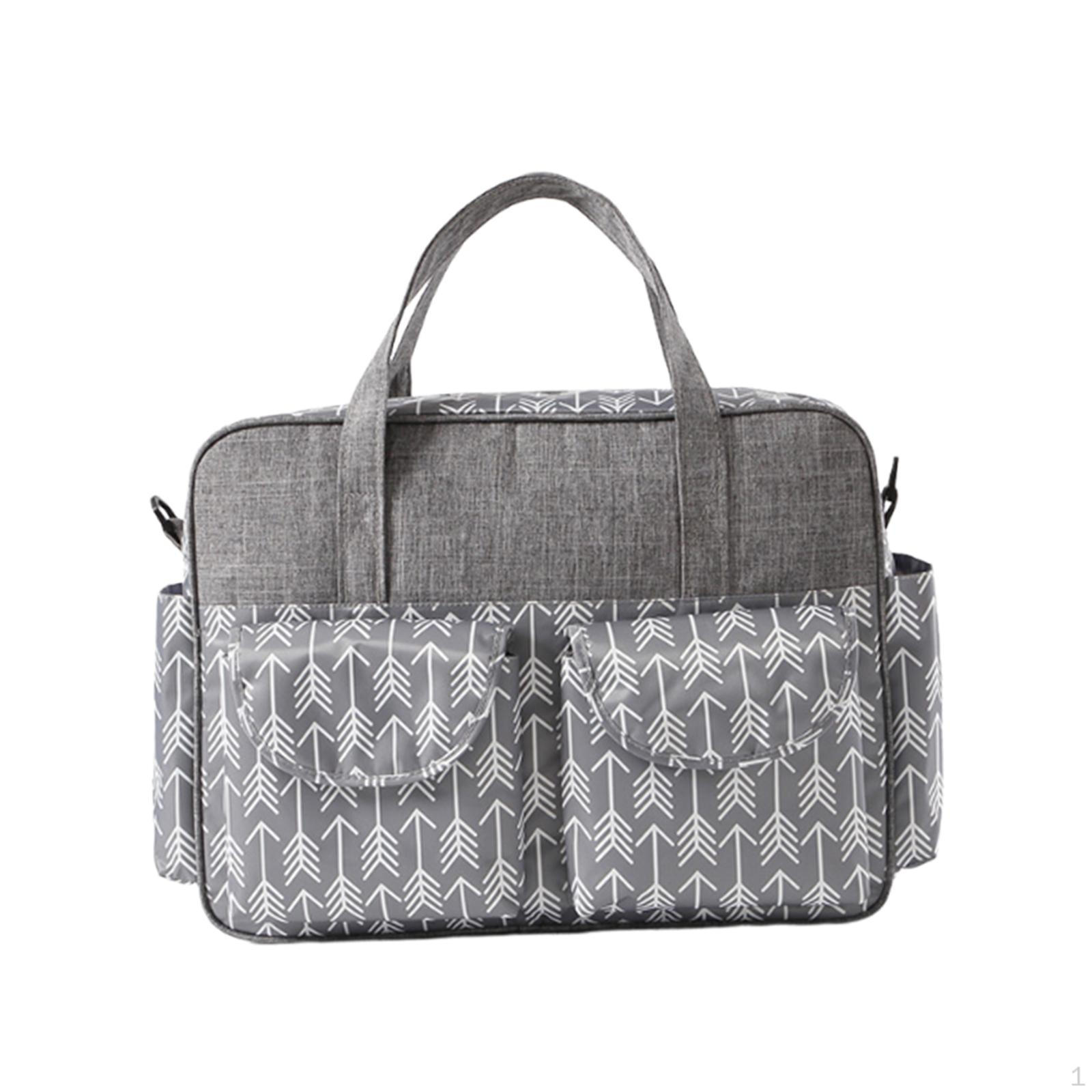 

Сумка для детских подгузников Tote Shower Newborn Nappy Travel for Toys Snacks trees pattern