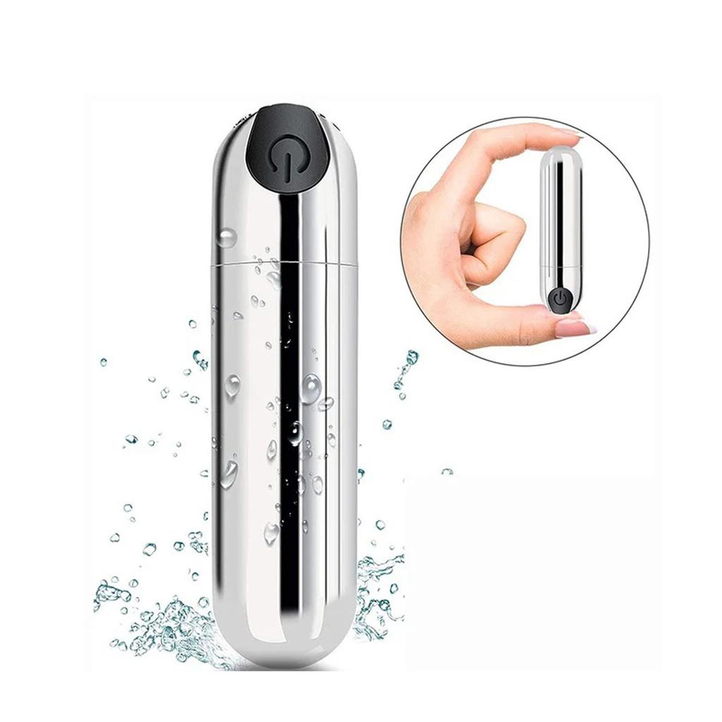 10 Speed Mini Bullet Vibrator for Women Rechargeable Wireless Vibrating Anal Bullet Clitoral Stimulator Dildo for Adult Sex Toys