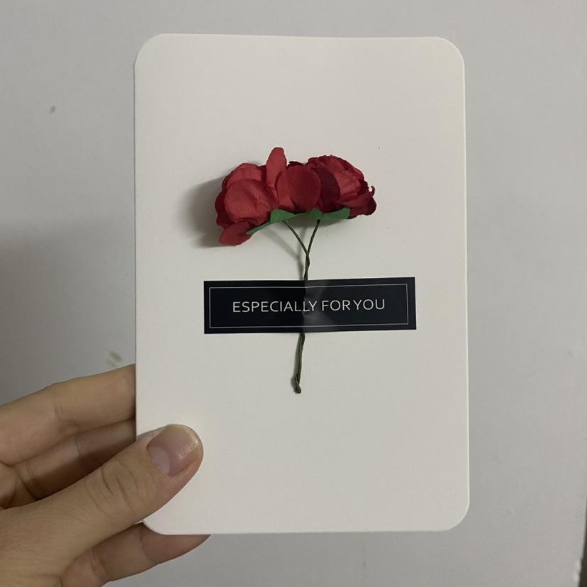 Mother'S Day Creative Simulation Flower Greeting Card Birthday Wishs Card Graduation Gratitude Card Teacher With Envelope Gift