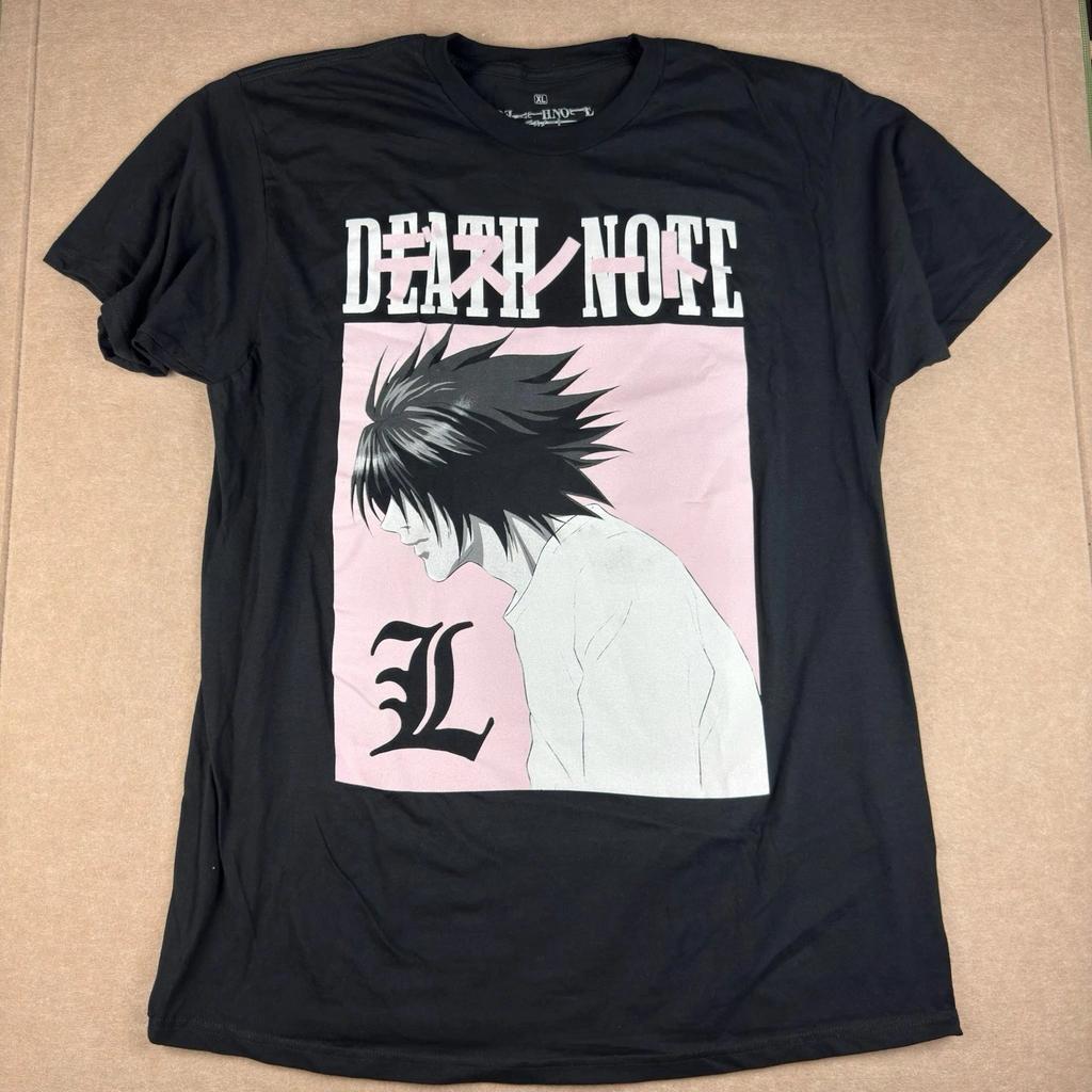Ripple Junction Shirt Men's XL Black Death Note Anime Shortsleeves Graphic Tee