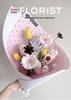 Korean Polka Dot Floral Gift Wrapping Paper - DIY Exquisite Bouquet Paper