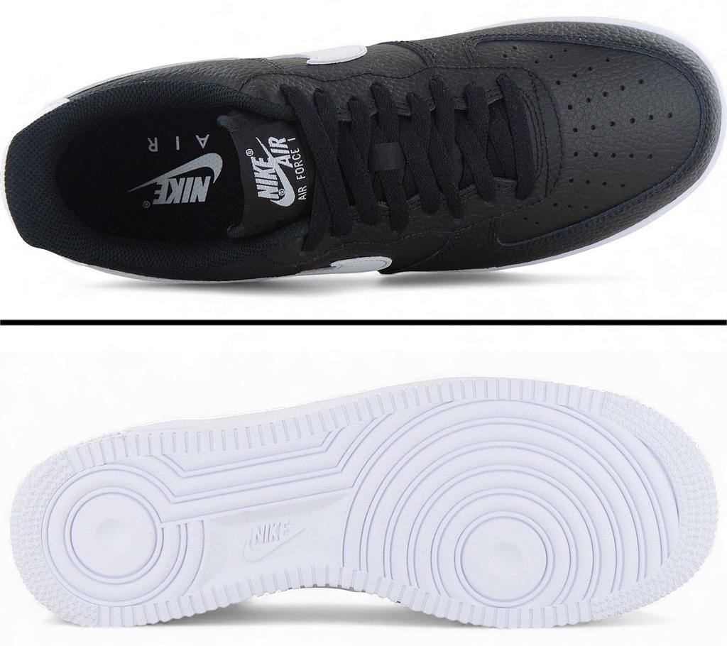 Nike Air Force 1 Low 07 - Scarpe da Ginnastica Scarpe Bianco-Nero CT2302-002 ORIGINALI