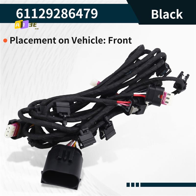 A03E-61129286479 61129286477 1 Piece Car Front Bumper Parking Sensor Wiring Harness PDC Cable For BMW