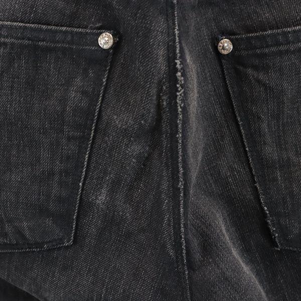 Acne Jeans Straight Denim Pants Dark Gray Jeans Men's Used