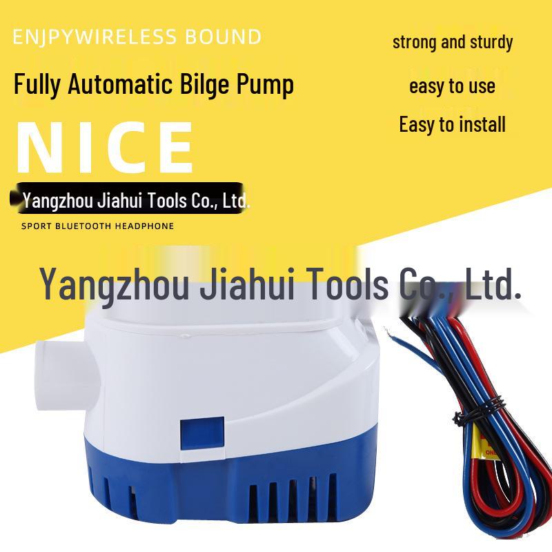 Автоматический трюмный насос с поплавковым выключателем для яхт - Доступны различные модели 24V 750 GPH