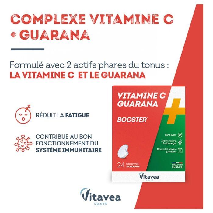 Nutrisanté Vitamine C + Guarana 24 comprimés