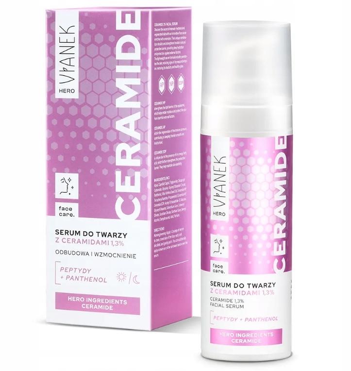 Vianek Hero Ceramide Face Serum with 1.3% Ceramides, 30 Ml