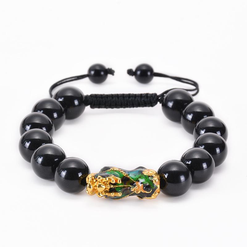 JYL TS Bracelet Couple  Magnetic Beads Strengthens Attraction & Unity Pixiu