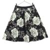 M'S GRACY made in Japan Flowers, Multicolor Midi length Gathered skirt 36 Women Used
