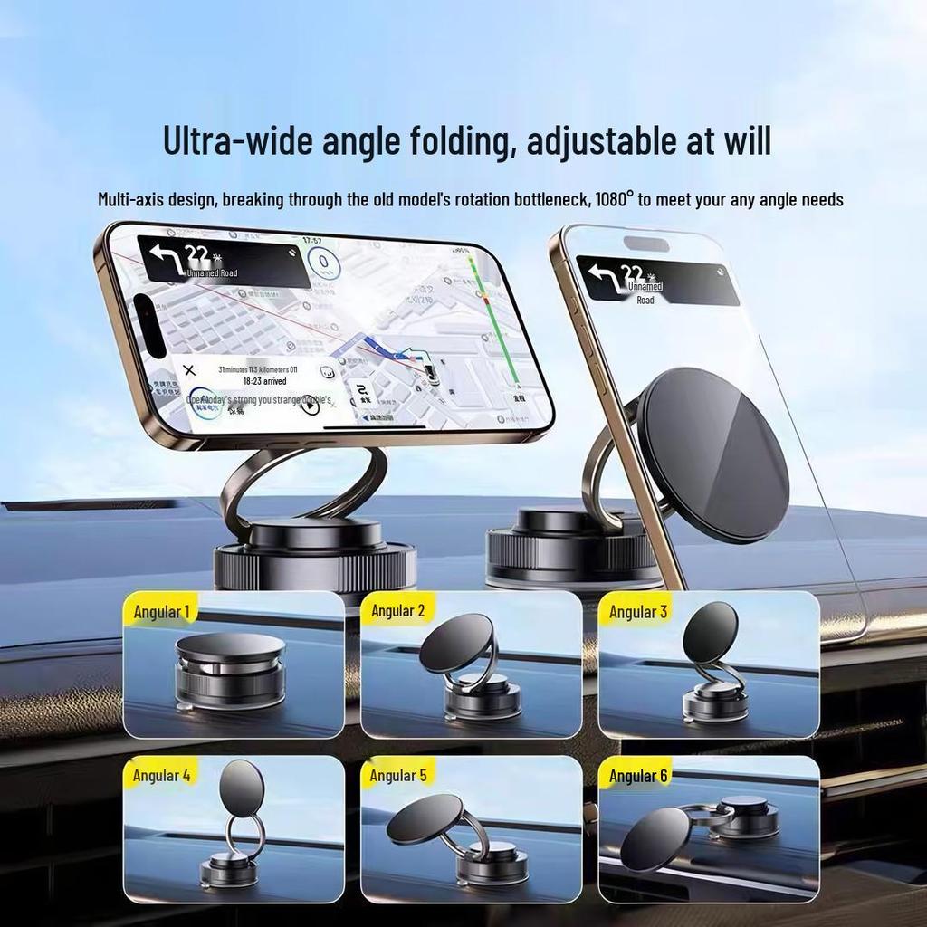 Magnetische Saug-Autohalterung für Navigation - 2025 Edition