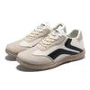 Vintage Flat Bottom Mens Retro Training Sneakers Colorblock Casual Sports Running Shoes