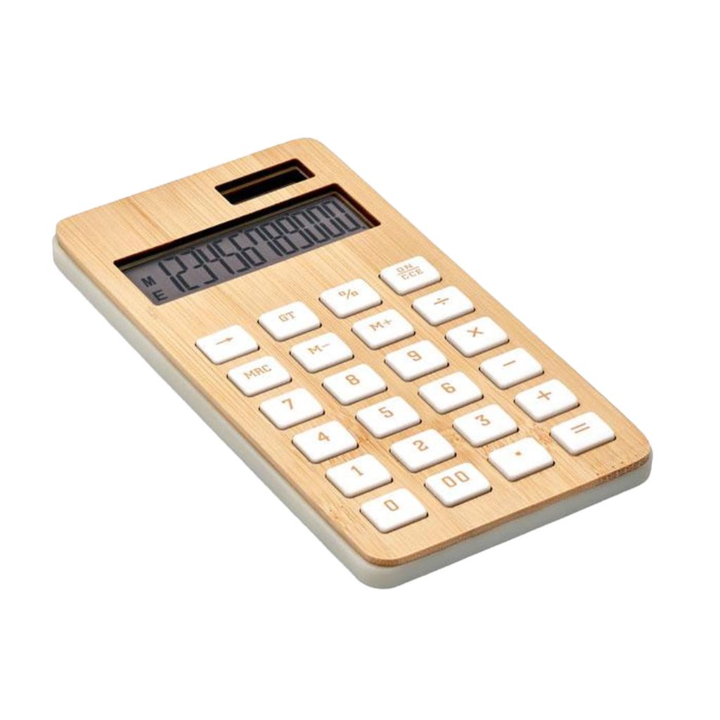 MidOcean Calcubim Bamboo 12 Digits Calculator